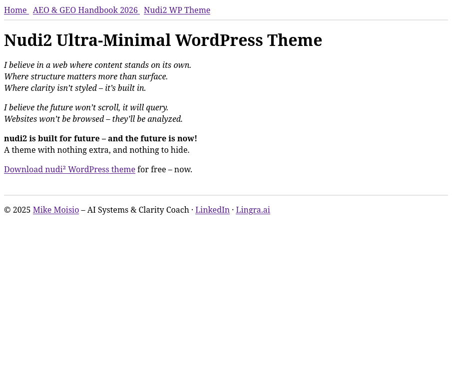 Nudi2 Theme Screenshot
